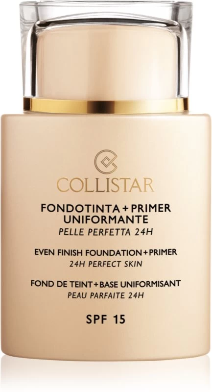 Collistar Even Finish Foundation+Primer 24h Perfect Skin 1 Collistar Even Finish Foundation+Primer 24h Perfect Skin