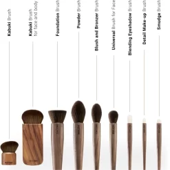 Notino Wooden Collection Make-up Brush Set -Cela pourrait être cosmétique. notino wooden collection make up brush set kit de pinceaux 7