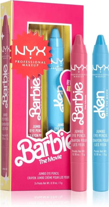 NYX Professional Makeup Barbie Jumbo Eye Kit 1 NYX Professional Makeup Barbie Jumbo Eye Kit