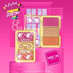 NYX Professional Makeup Barbie Mini Cheek Palette -Cela pourrait être cosmétique. nyx professional makeup barbie mini cheek palette palette denlumineurs et de blushs 2