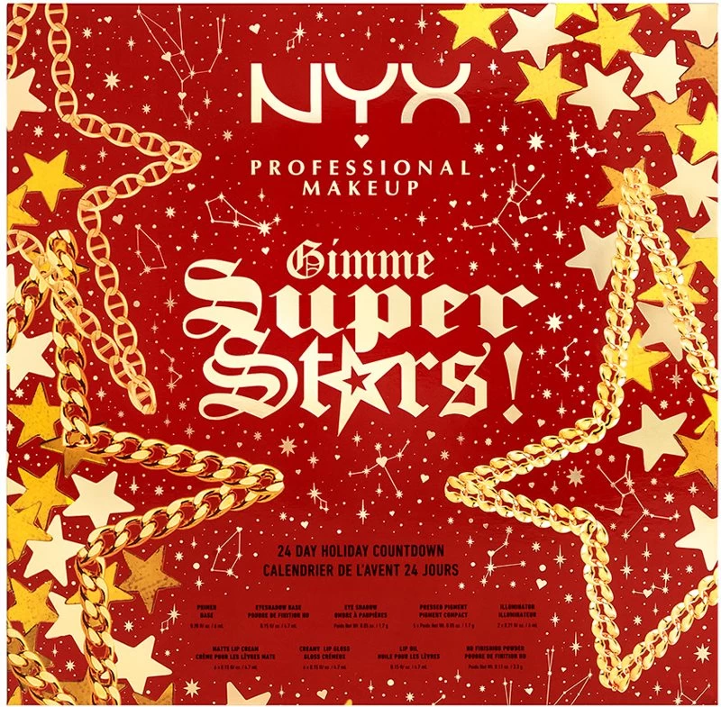 NYX Professional Makeup Gimme SuperStars! 24 Days Advent Calendar 1 NYX Professional Makeup Gimme SuperStars! 24 Days Advent Calendar