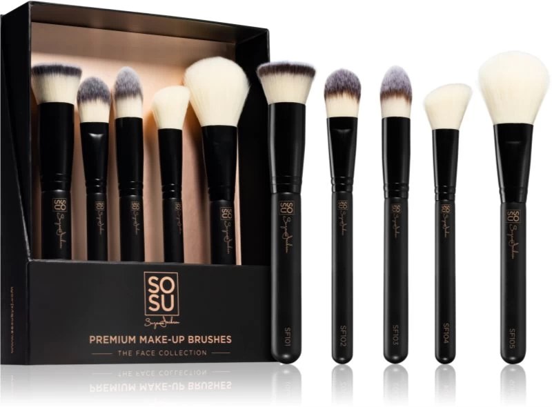 SOSU Cosmetics Premium Brushes The Face Collection 1 SOSU Cosmetics Premium Brushes The Face Collection
