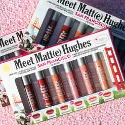 TheBalm Meet Matt(e) Hughes Mini Kit San Francisco -Cela pourrait être cosmétique. thebalm meet matte hughes mini kit san francisco kit de rouges a levres liquides pour un effet longue tenue 4