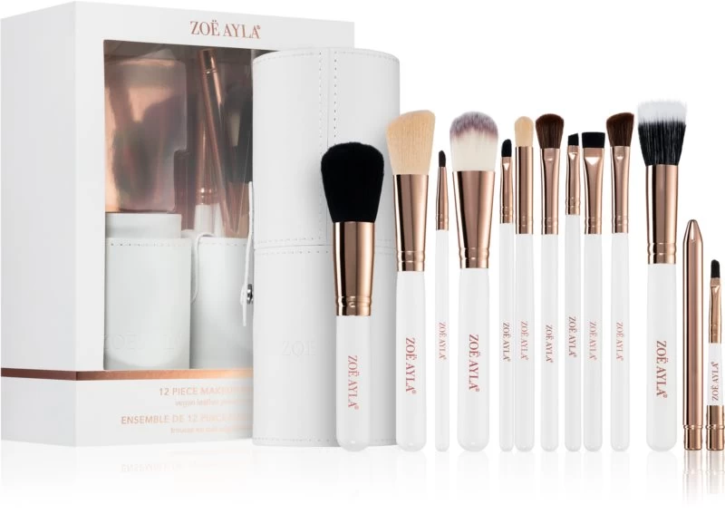 Zoë Ayla Makeup Brush Set 12 Piece 1 Zoë Ayla Makeup Brush Set 12 Piece